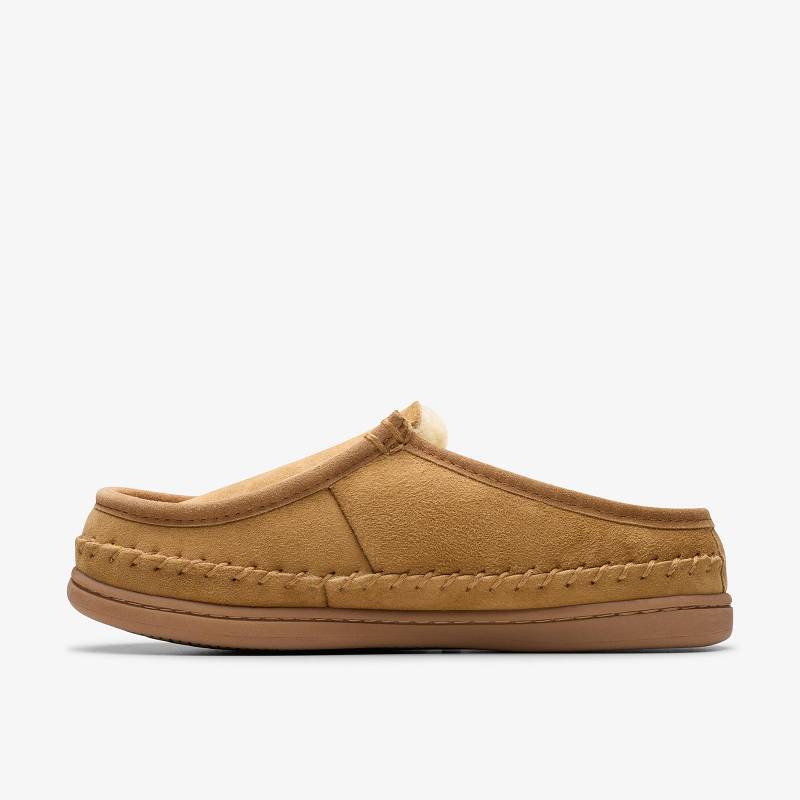 Clarks Eldric Oake Slippers Marrones | CLKS-84212