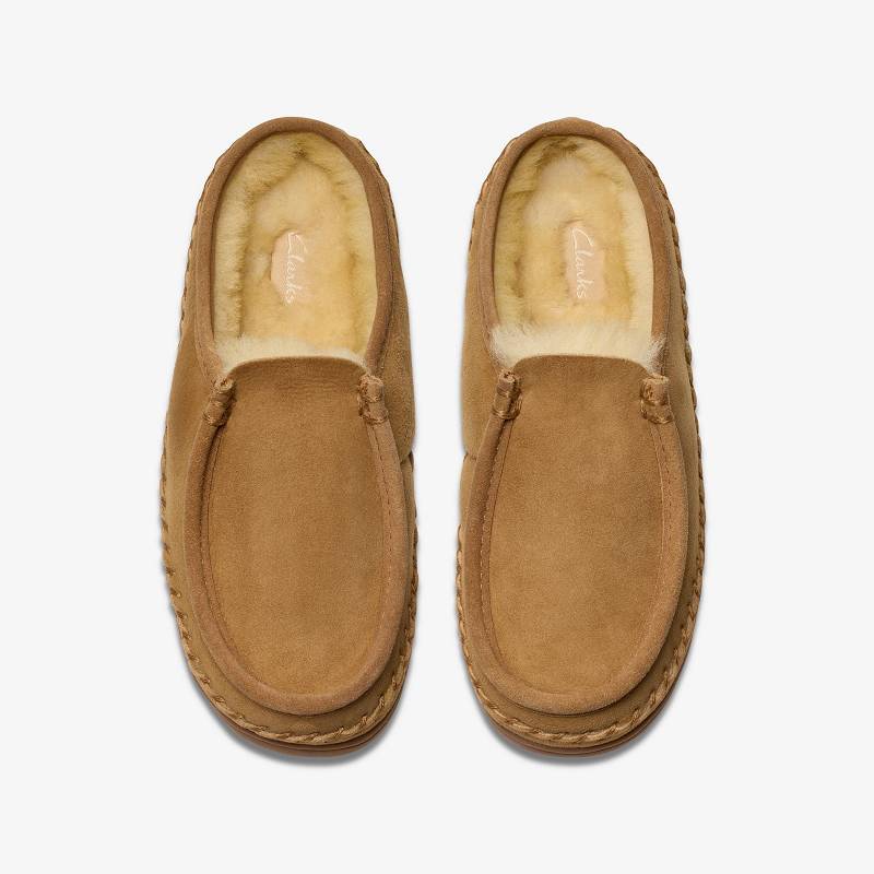 Clarks Eldric Oake Slippers Marrones | CLKS-84212