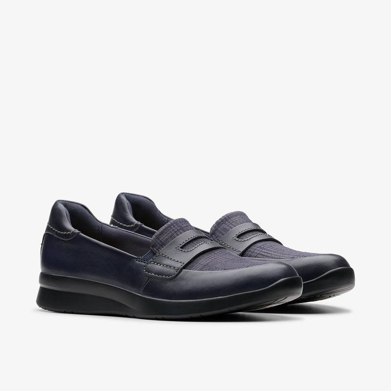 Clarks Ellowyn Penny Azul Marino | CLKS-84987