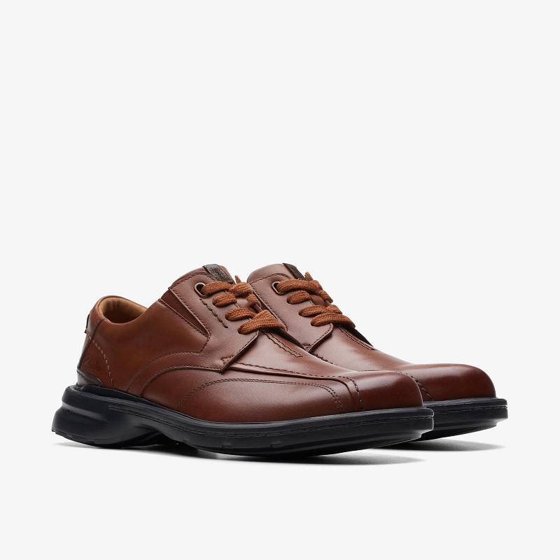 Clarks Gessler Lace Marrones Oscuro | CLKS-84457