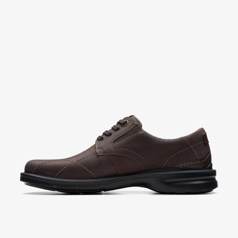 Clarks Gessler Lace Marrones Oscuro | CLKS-84350