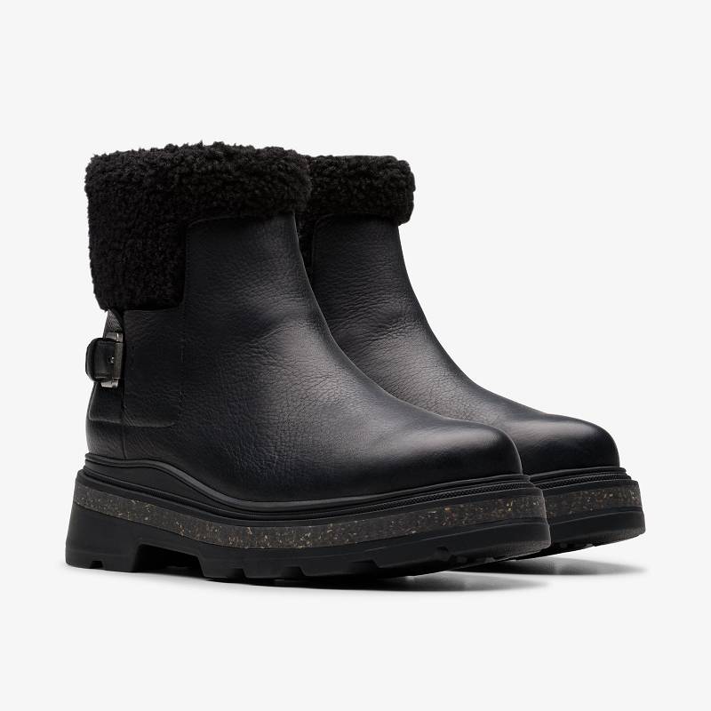 Clarks Hencroft Madi Waterproof Negras | CLKS-85508