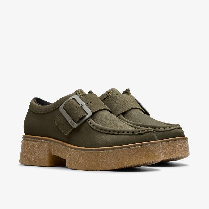 Clarks Linoso Monk Verde Oscuro | CLKS-85399