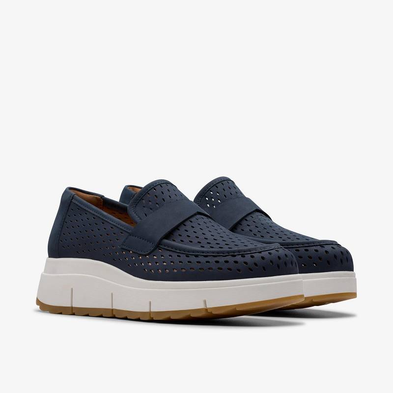 Clarks Loriini Edge Azul Marino | CLKS-84812