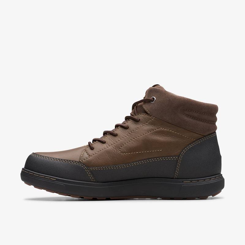 Clarks Mapstone Hi Gore-Tex Marrones Oscuro | CLKS-84249