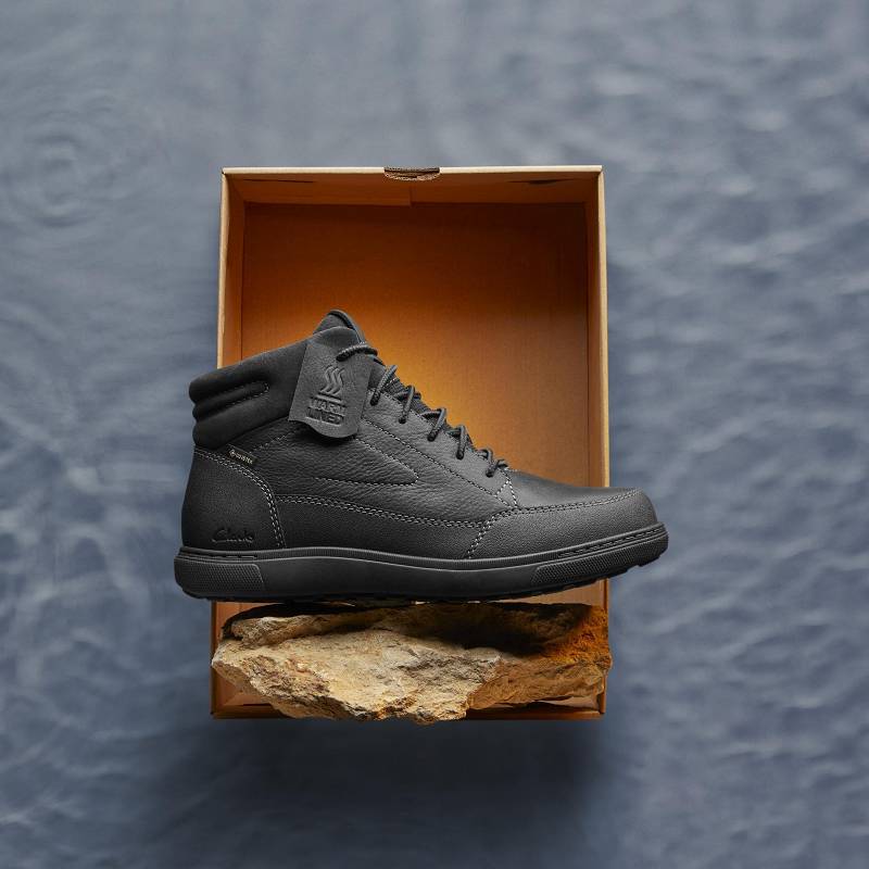 Clarks Mapstone Hi Gore-Tex Negras | CLKS-84250