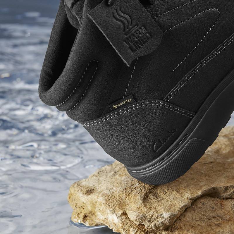 Clarks Mapstone Hi Gore-Tex Negras | CLKS-84250