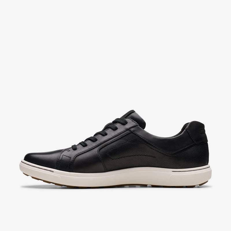 Clarks Mapstone Lace Negras | CLKS-84223