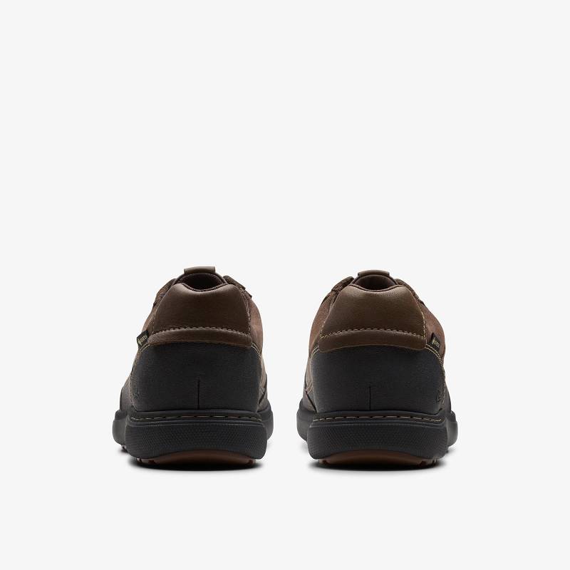 Clarks Mapstone Lo Gore-Tex Marrones Oscuro | CLKS-84353