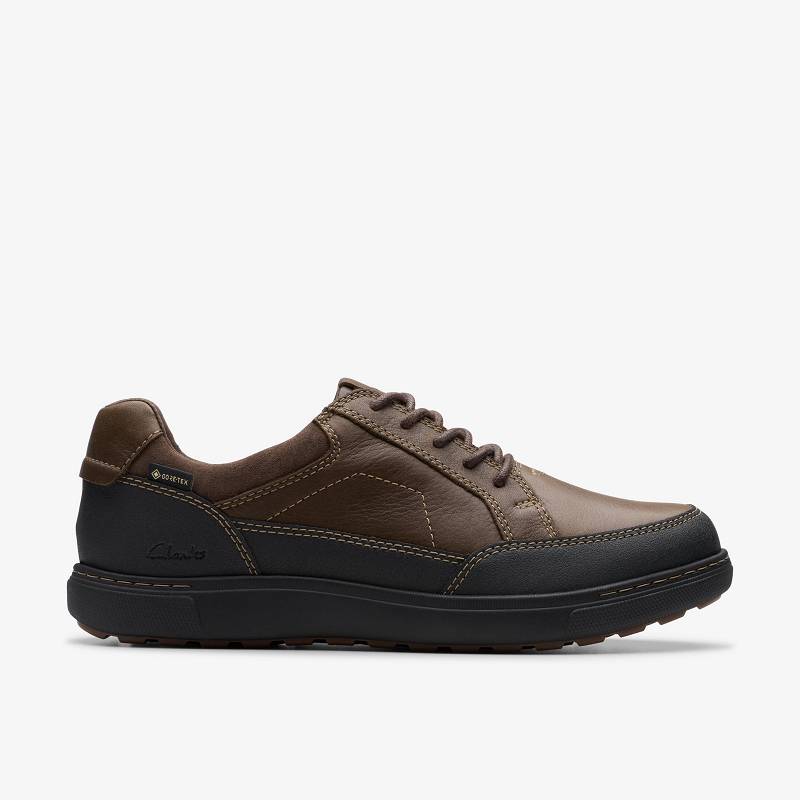 Clarks Mapstone Lo Gore-Tex Marrones Oscuro | CLKS-84248