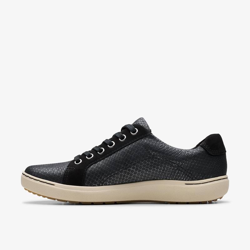 Clarks Nalle Lace Negras | CLKS-85140