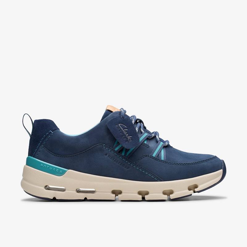 Clarks Nature X Tie Waterproof Azul Marino | CLKS-85159