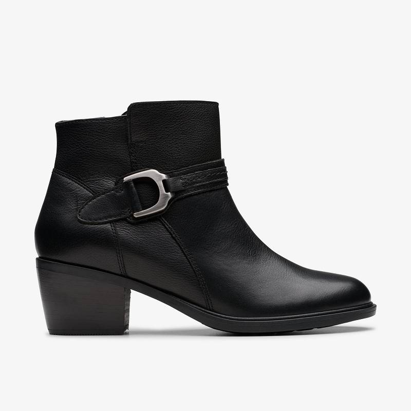 Clarks Neva Buckle Negras | CLKS-85446