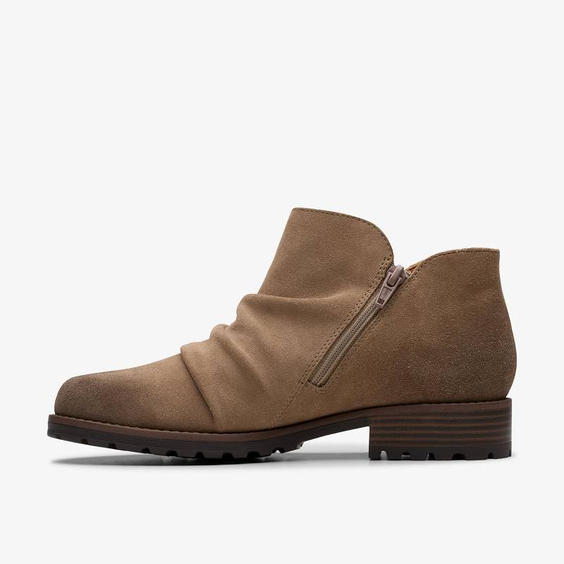 Clarks Nissini Top Waterproof Gris Oscuro Marrones | CLKS-85451