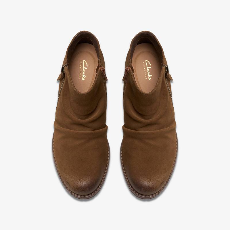 Clarks Nissini Top Waterproof Marrones | CLKS-85452