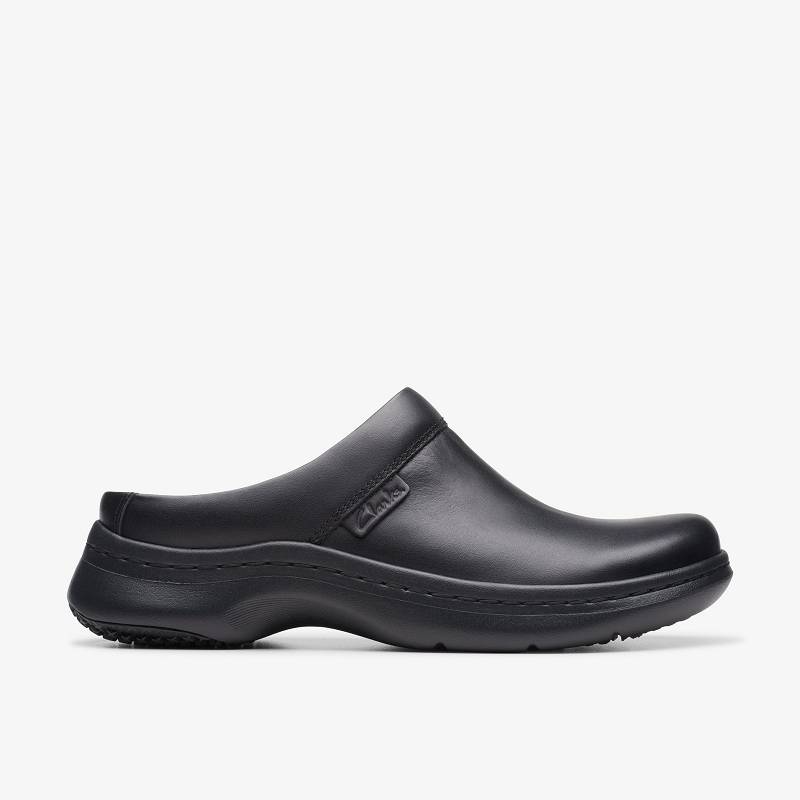 Clarks Pro Clog Negras | CLKS-84791