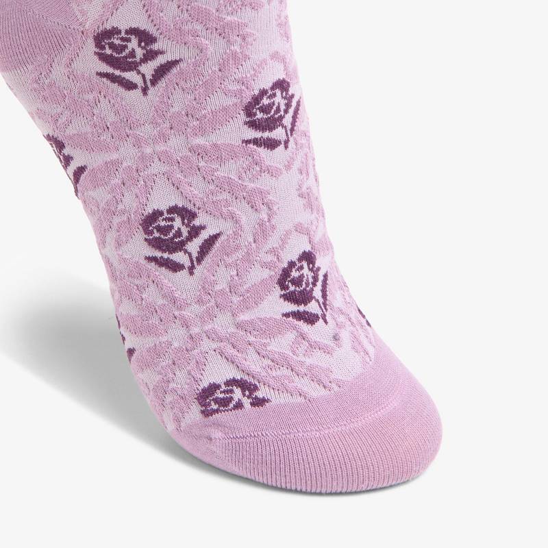 Clarks Raised Floral Sock Moradas | CLKS-84658