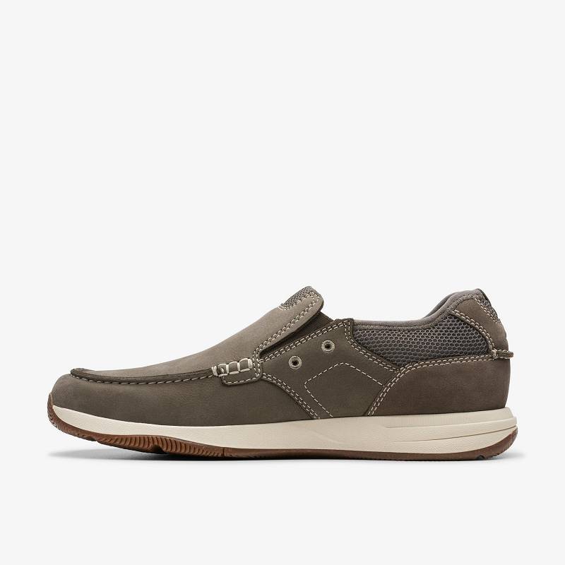 Clarks Sailview Step Gris Marrones | CLKS-84279