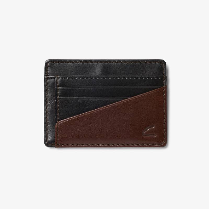 Clarks Shine Credit Card Holder Negras Marrones | CLKS-84159