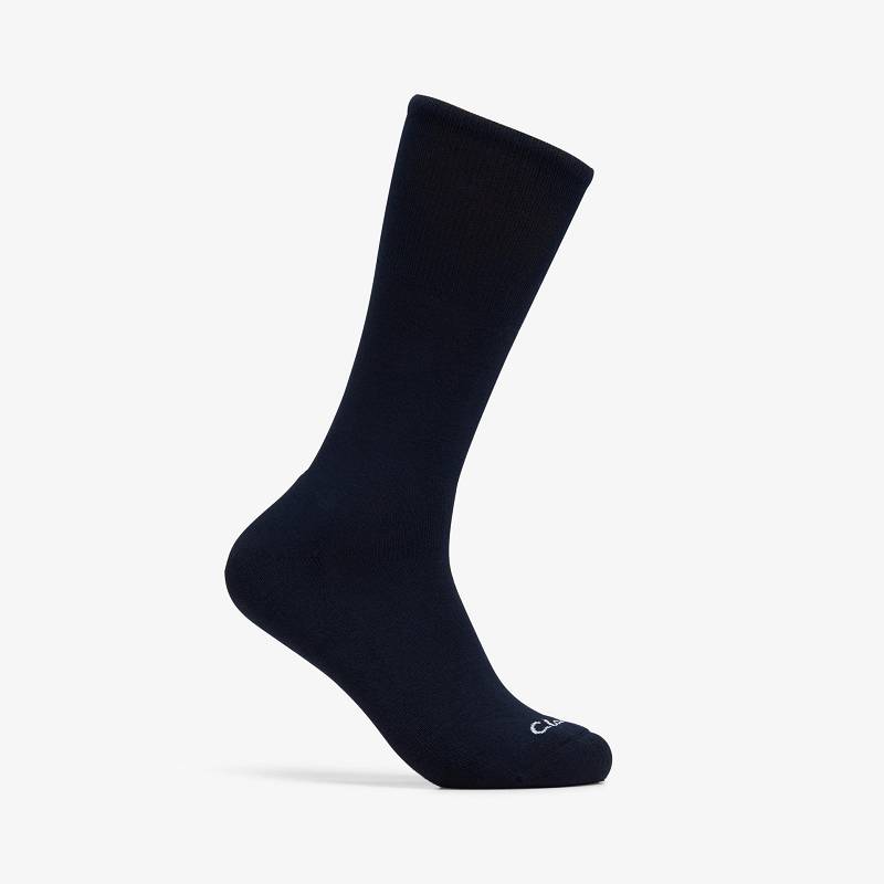 Clarks Solid Crew Sock Azul Marino | CLKS-84178