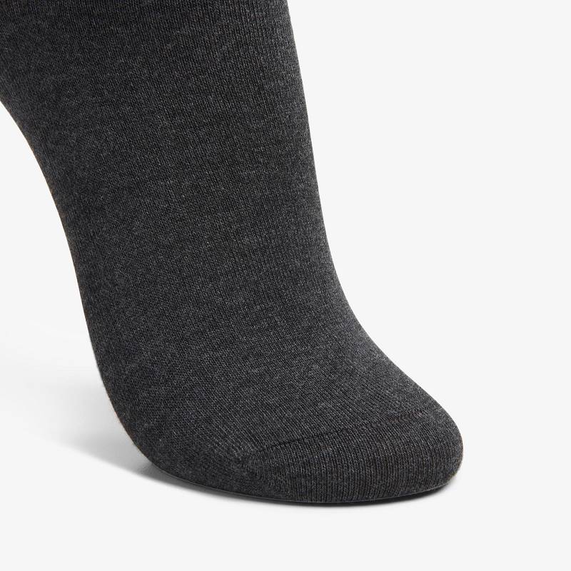 Clarks Solid Dress Crew Sock Gris | CLKS-84633