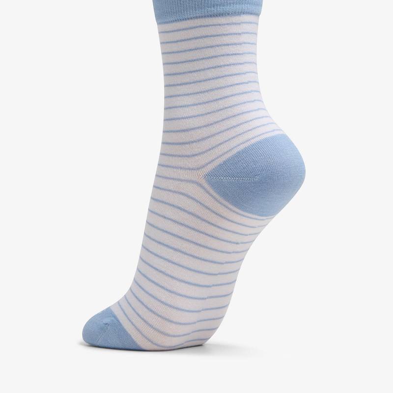 Clarks Stripe Crew Bamboo Sock Azules Claro | CLKS-84667