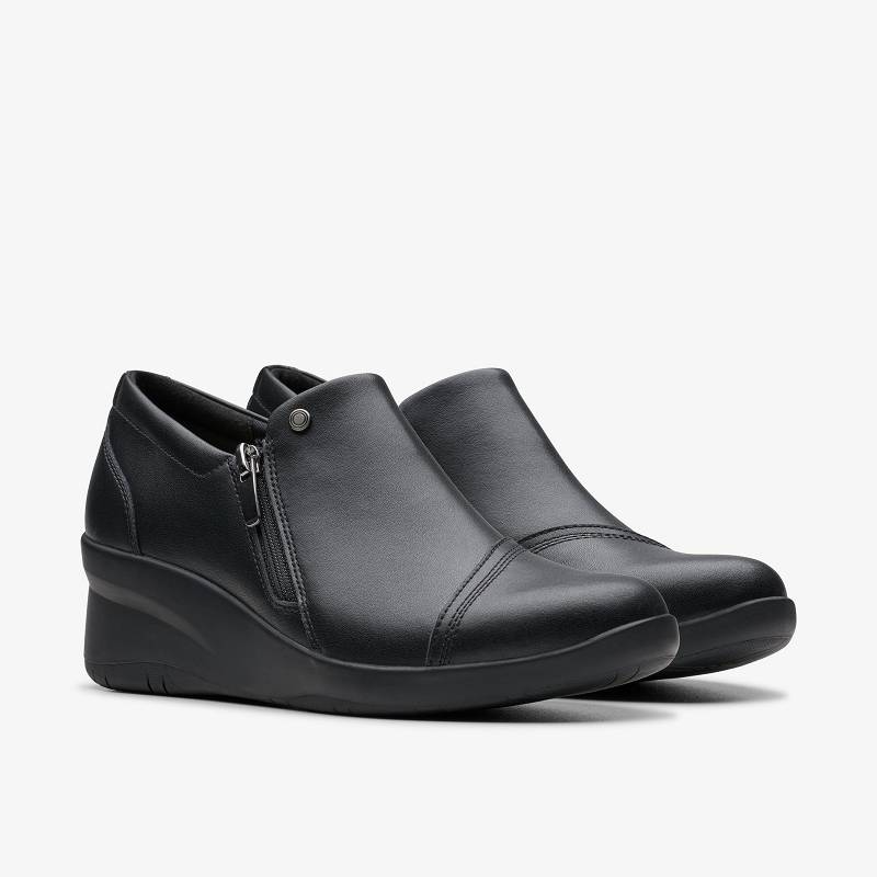 Clarks Suttyn Zip Negras | CLKS-84725