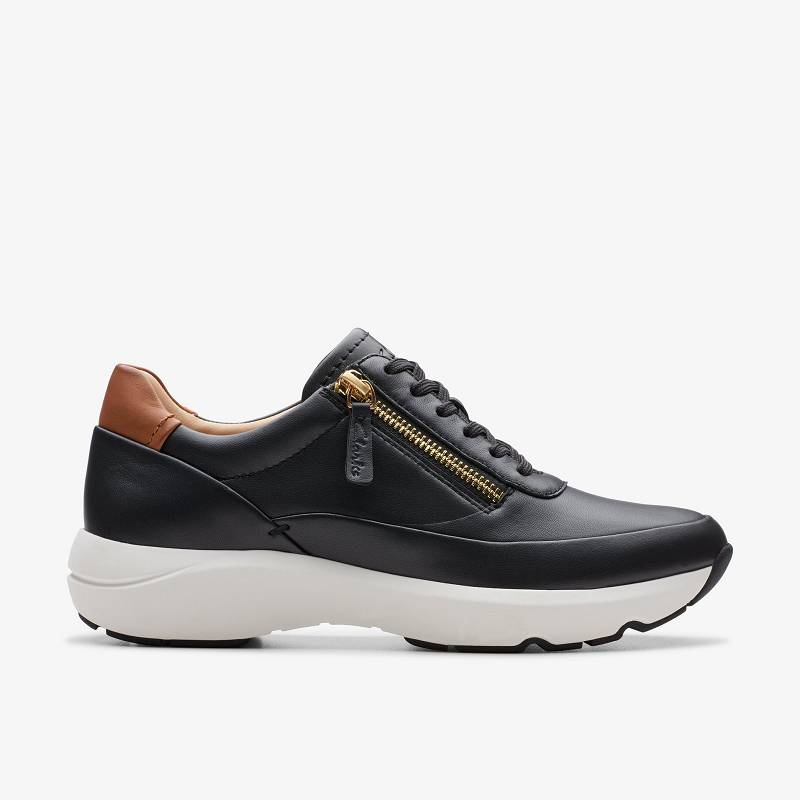 Clarks Tivoli Zip Negras | CLKS-85155