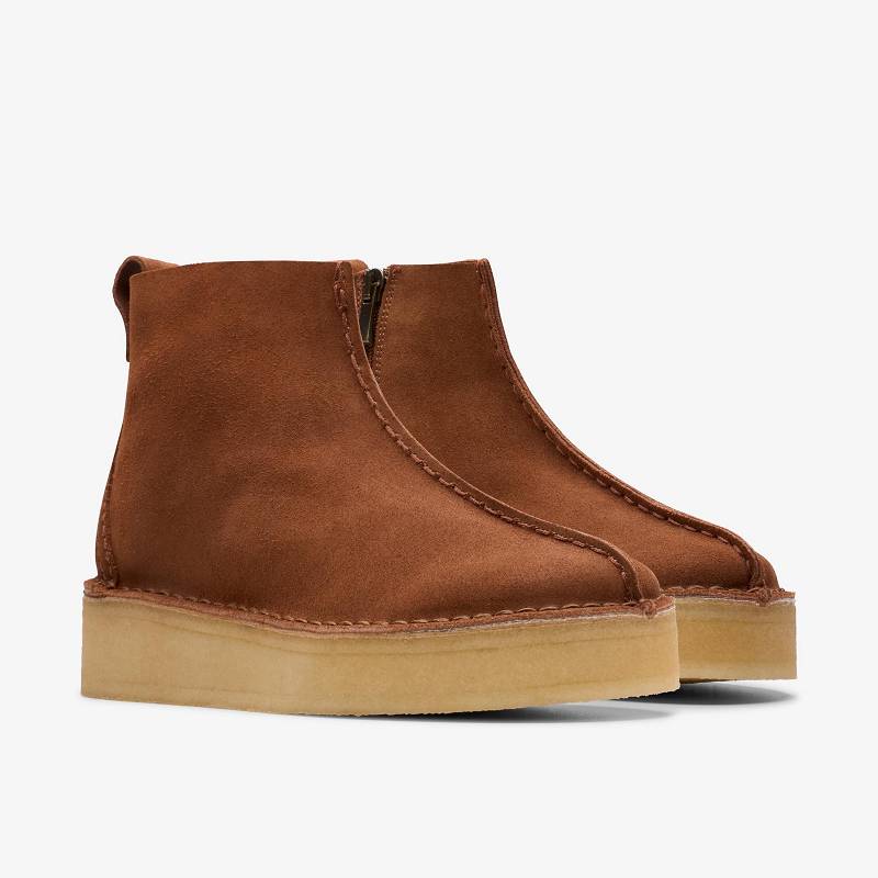 Clarks Trek Wedge Boot Camel | CLKS-84715