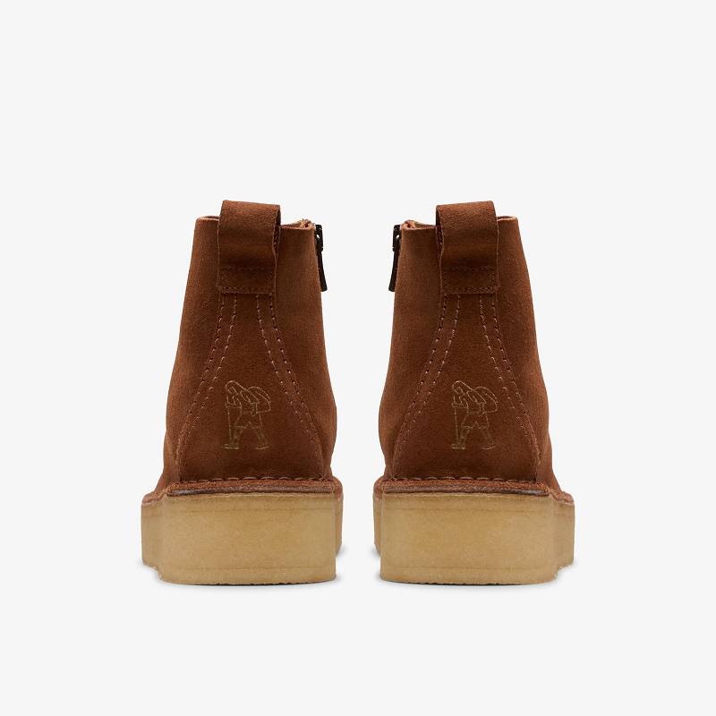 Clarks Trek Wedge Boot Camel | CLKS-84715