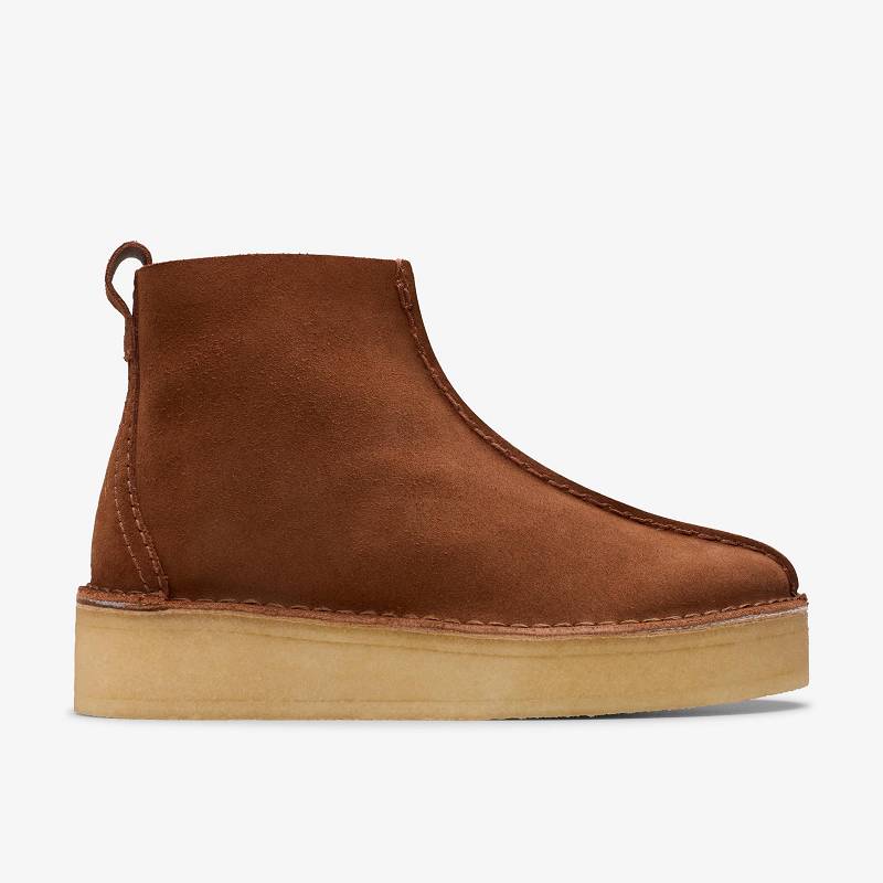 Clarks Trek Wedge Boot Camel | CLKS-84715