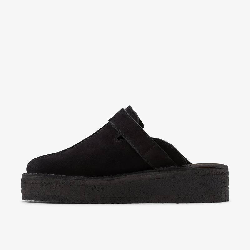 Clarks Trek Wedge Mule Negras | CLKS-84759