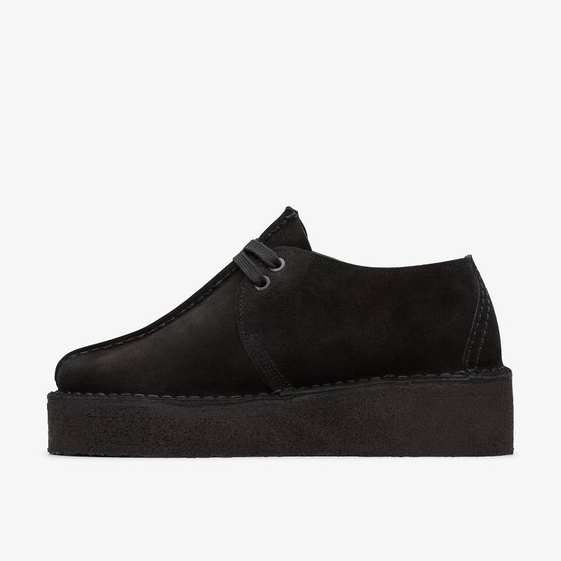 Clarks Trek Wedge Negras | CLKS-84679