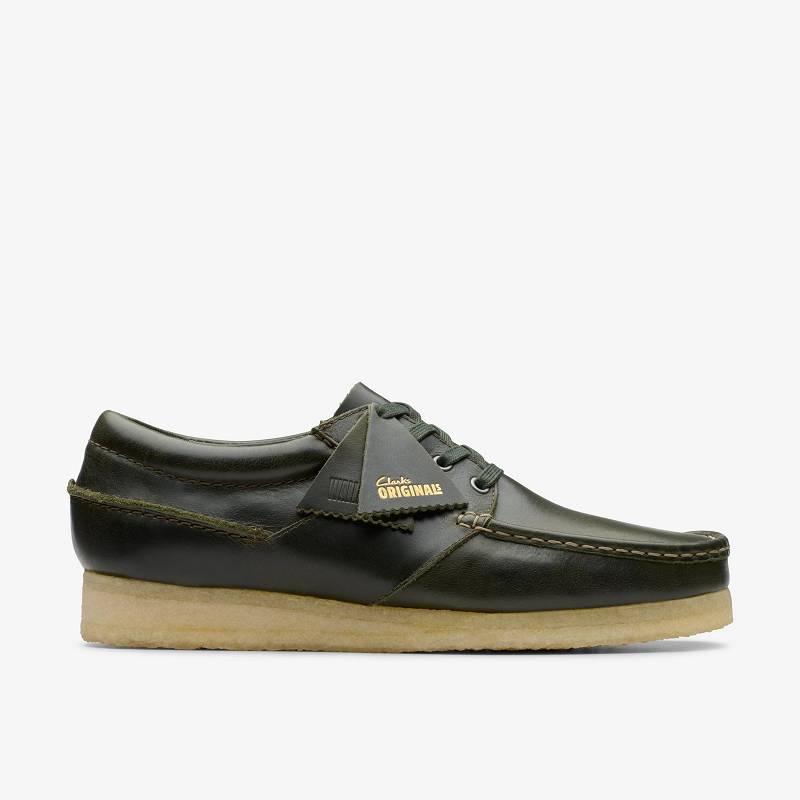 Clarks Wallabee Boat Verde | CLKS-84500