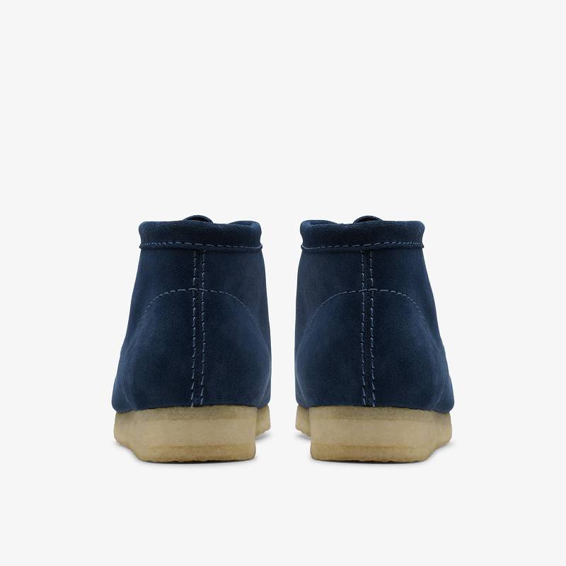 Clarks Wallabee Boot Azul Marino | CLKS-84487