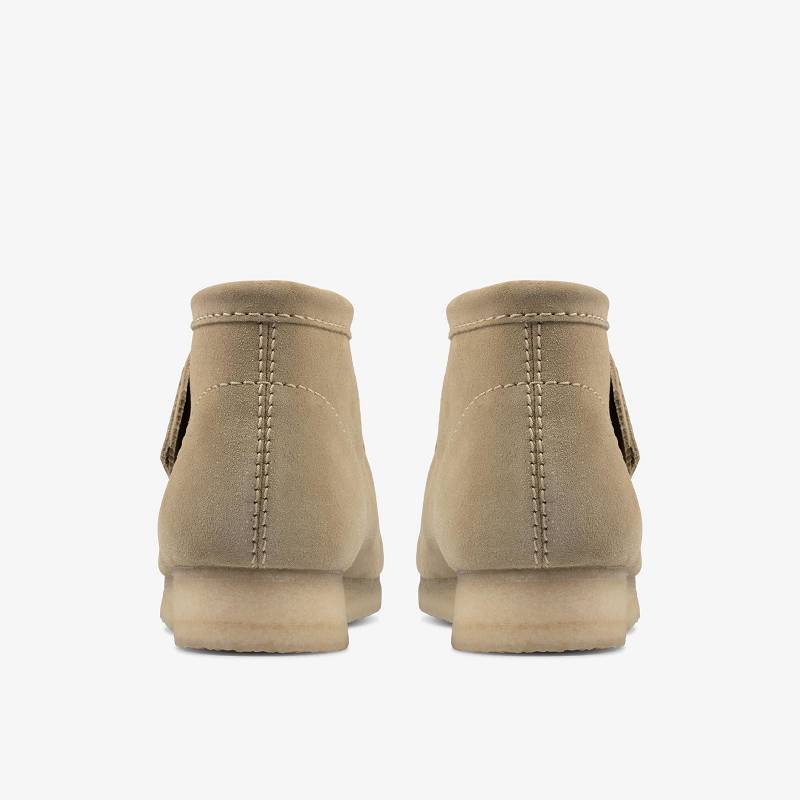 Clarks Wallabee Boot Beige | CLKS-84488