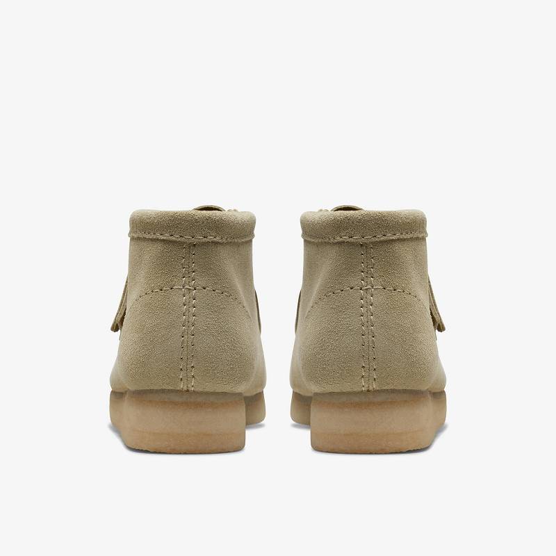 Clarks Wallabee Boot Beige | CLKS-85555