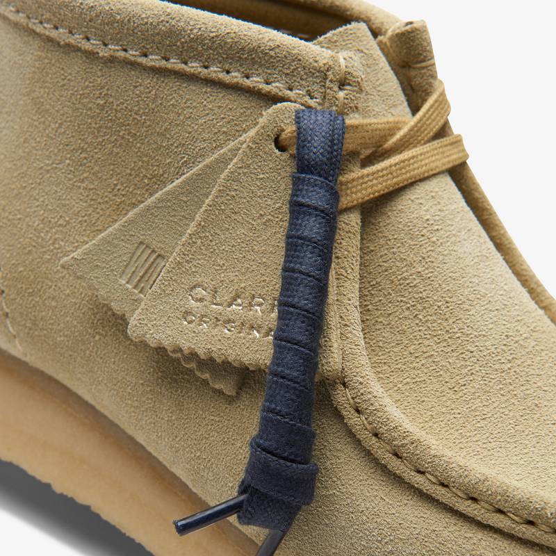 Clarks Wallabee Boot Beige | CLKS-85555