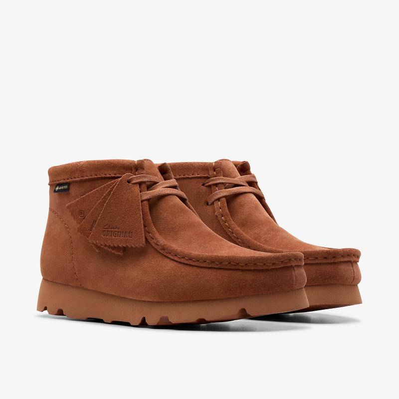 Clarks Wallabee Boot Gore-Tex Camel | CLKS-85615