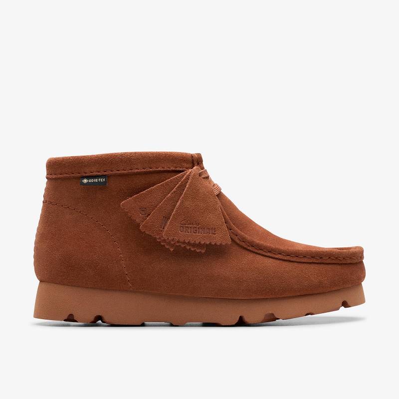 Clarks Wallabee Boot Gore-Tex Camel | CLKS-85615