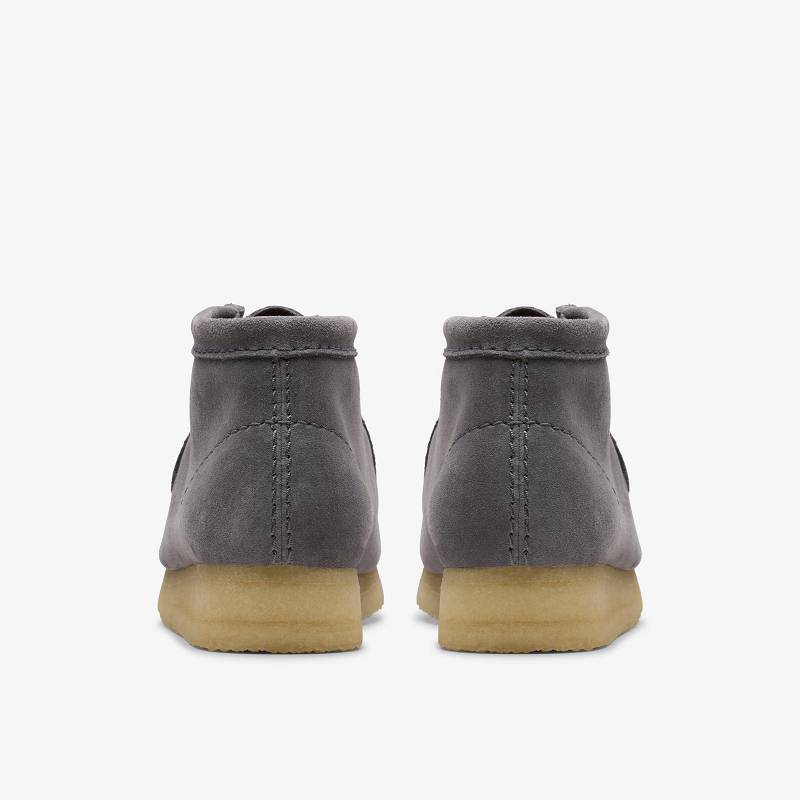 Clarks Wallabee Boot Gris Azules | CLKS-85553