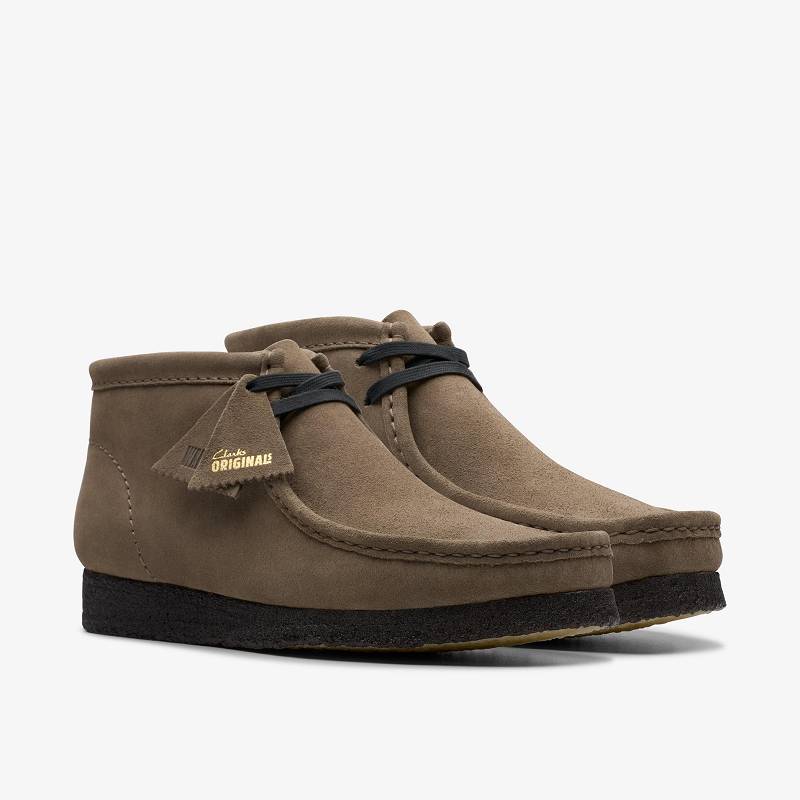 Clarks Wallabee Boot Gris Oscuro | CLKS-84498