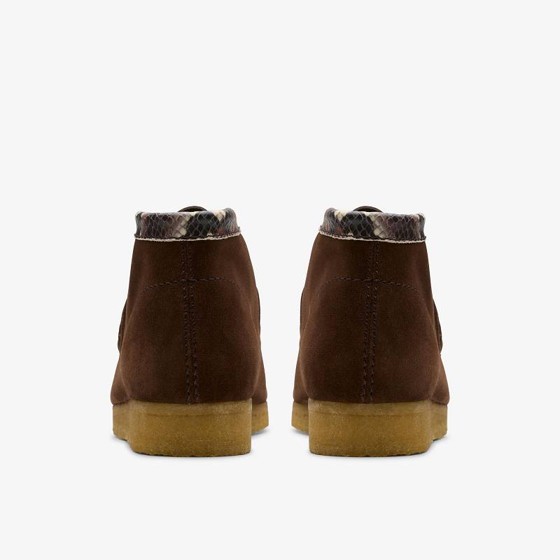 Clarks Wallabee Boot Marrones Serpent | CLKS-84485