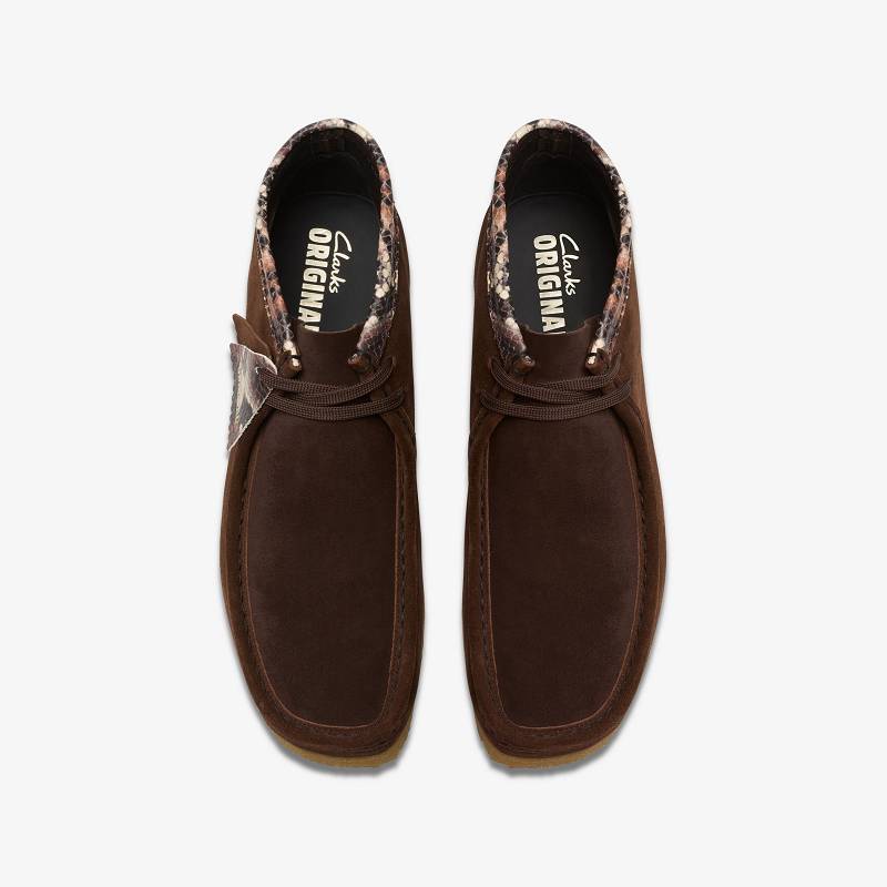 Clarks Wallabee Boot Marrones Serpent | CLKS-84485