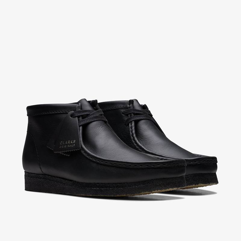 Clarks Wallabee Boot Negras | CLKS-84486