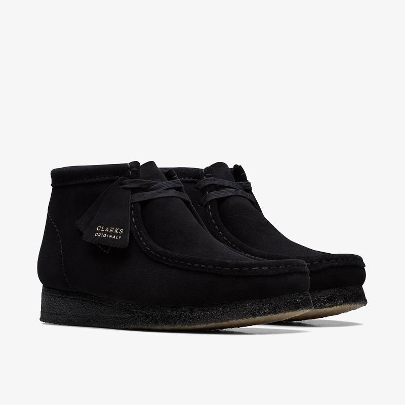 Clarks Wallabee Boot Negras | CLKS-84495