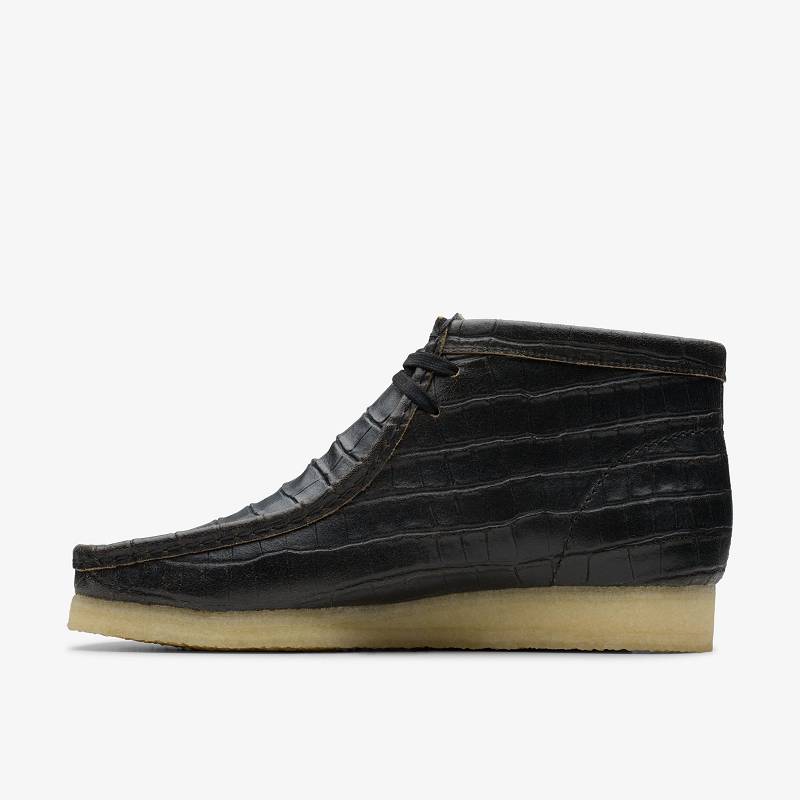 Clarks Wallabee Boot Negras | CLKS-84508