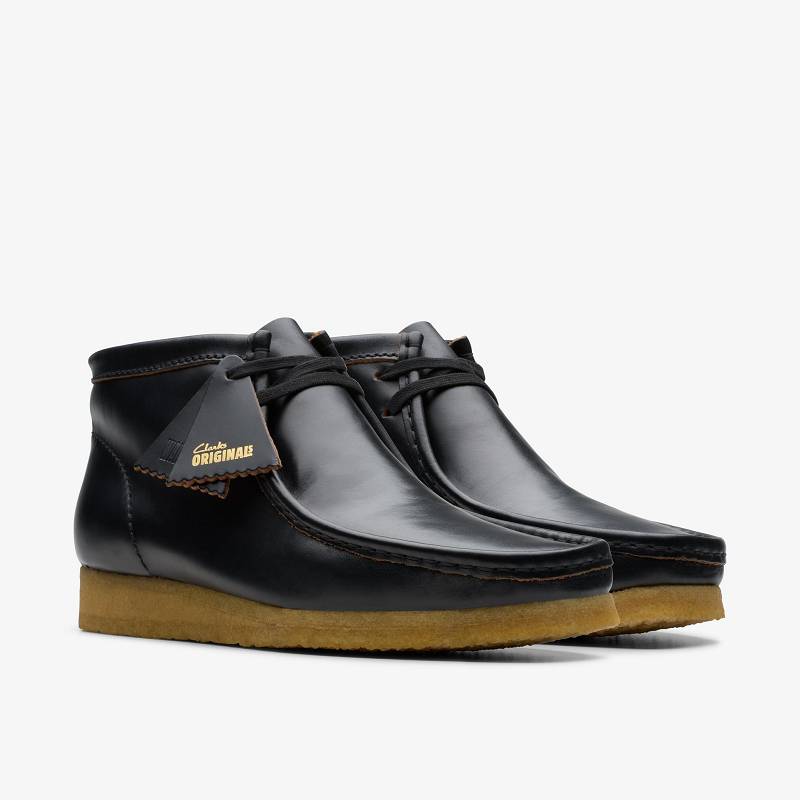 Clarks Wallabee Boot Negras | CLKS-84509