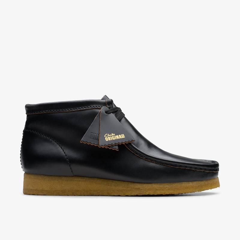 Clarks Wallabee Boot Negras | CLKS-84509