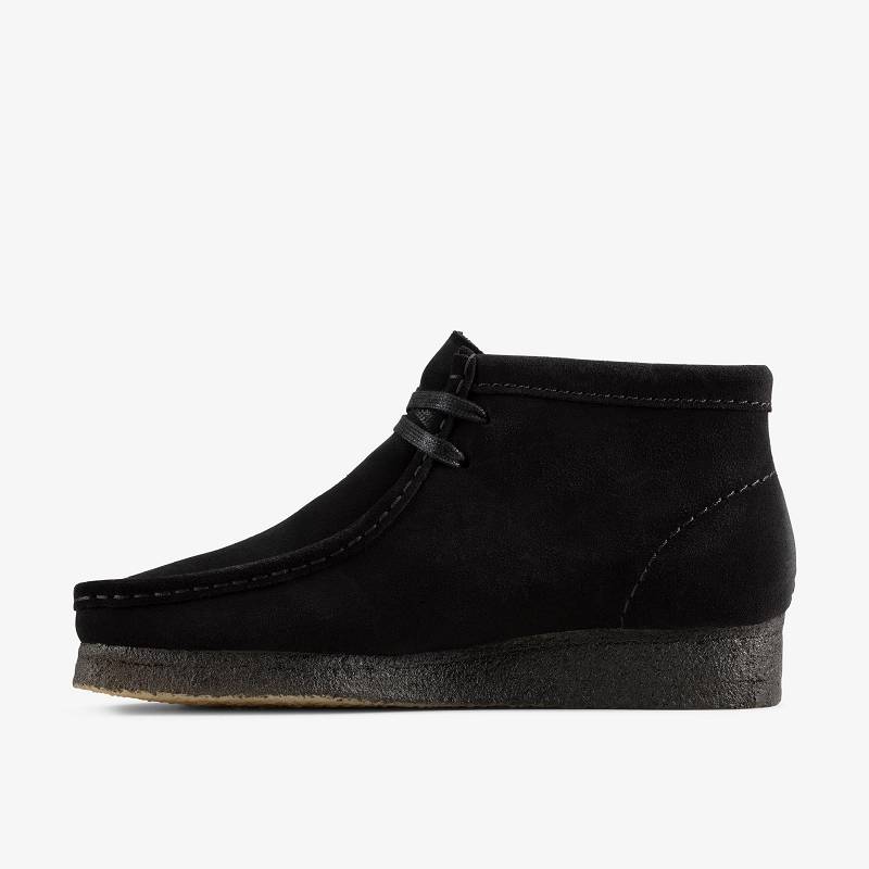 Clarks Wallabee Boot Negras | CLKS-85551